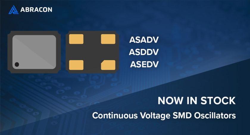 Continuous Voltage SMD Oscillators ASADV ASDDV ASEDV