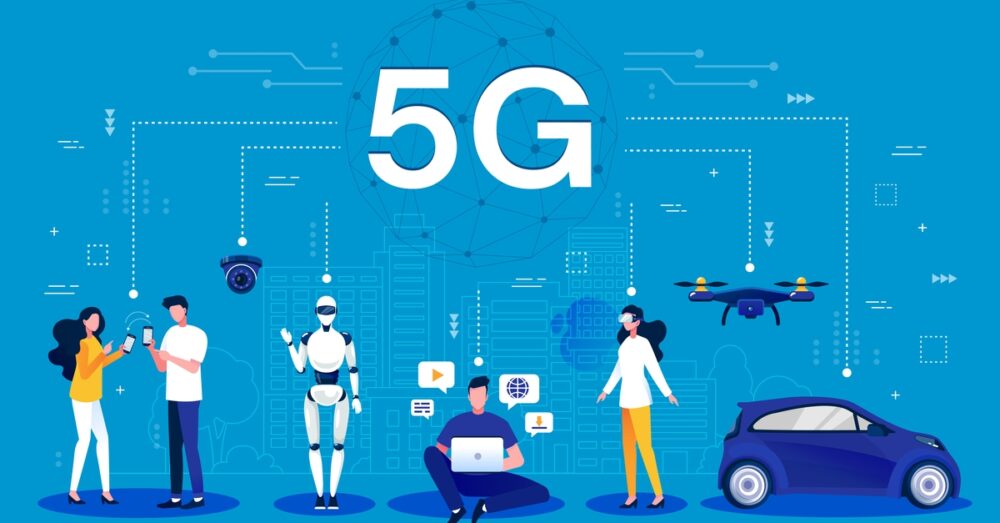 5G applications like drones, autonomous cars, VR headsets, networking, communications, and robotics.