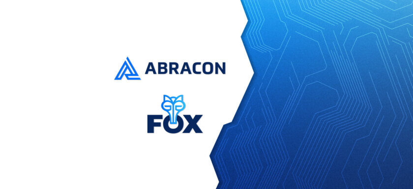 Fox Electronics logo. Fox is a frequency control & timing company, acquired by Abracon in December 2020.