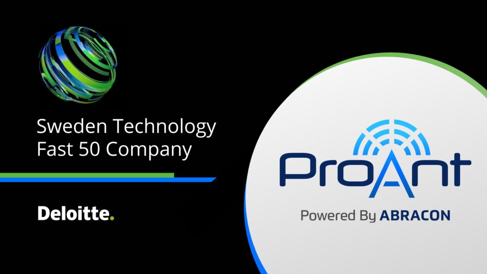 Proant brand recognized by Deloitte as a Sweden Technology Fast 50 Company in 2021.