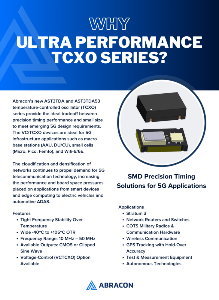 Why Ultra performance TCXO series
