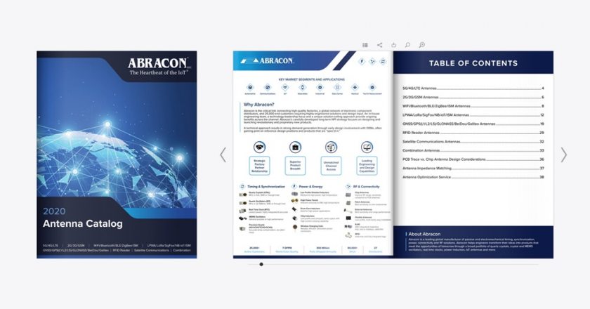 Abracon Interactive Antenna Catalog 2020 News Image