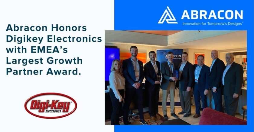 Abracon Honors Digikey Electronics with EME As Largest Growth Partner Award